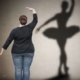 Ballerina im Schatten